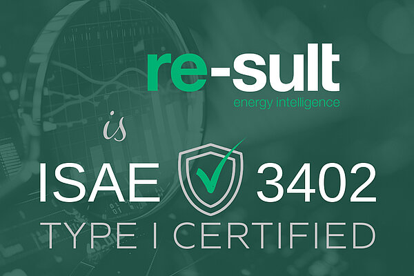 re-sult AG is ISAE 3402 Type I certified